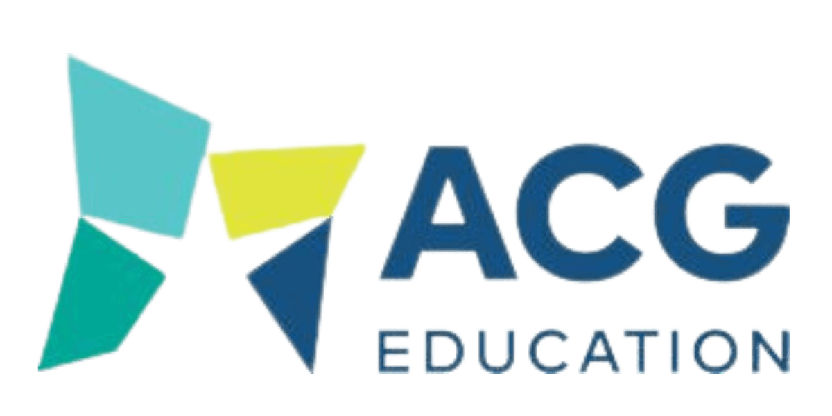 ACG Education Blue Yellow Logo
