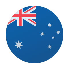 Australia National Flag Circular Icon