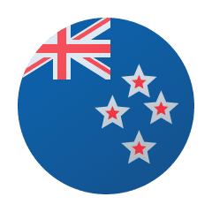 New Zealand Flag Circular Icon