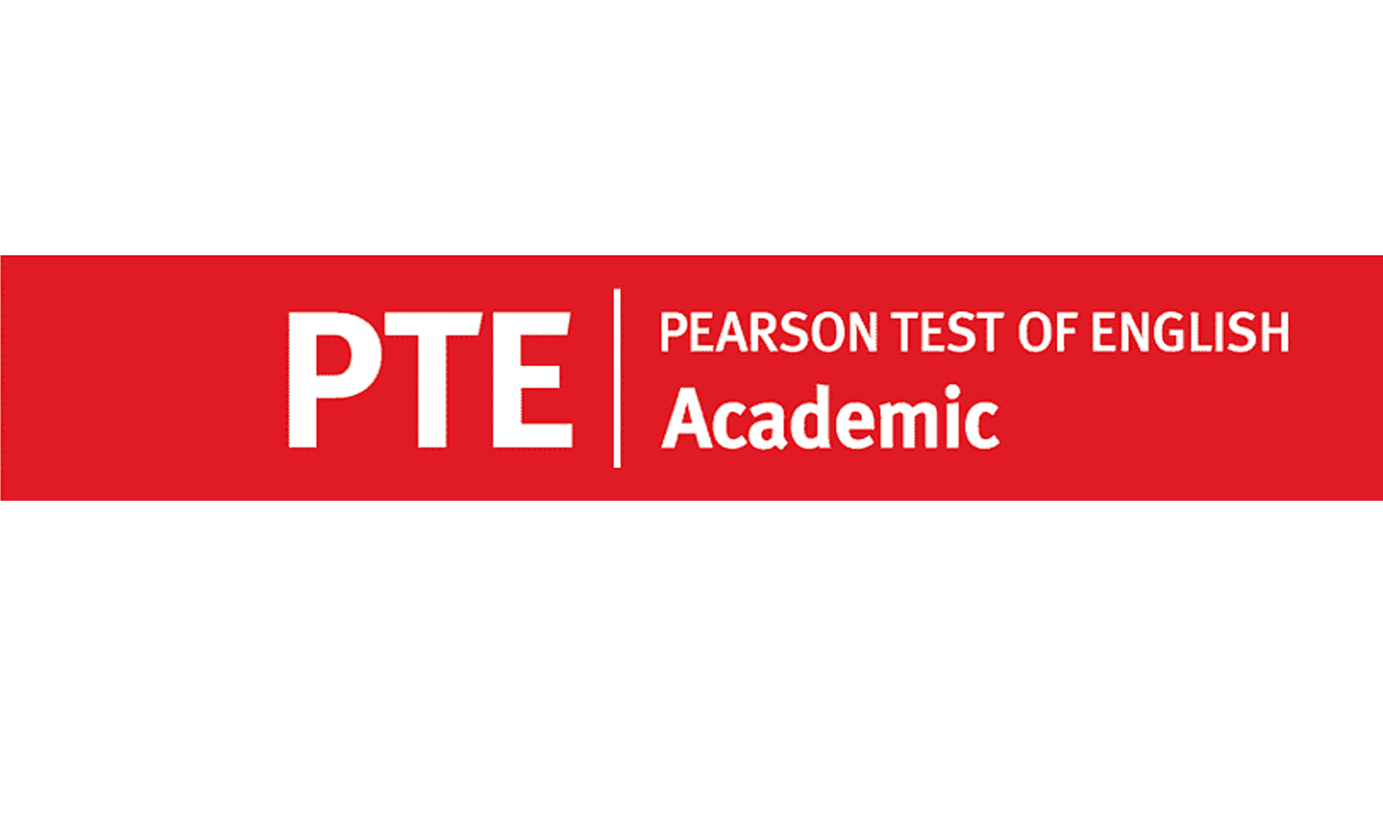 PTE Pearson Test of English Academic Red Logo